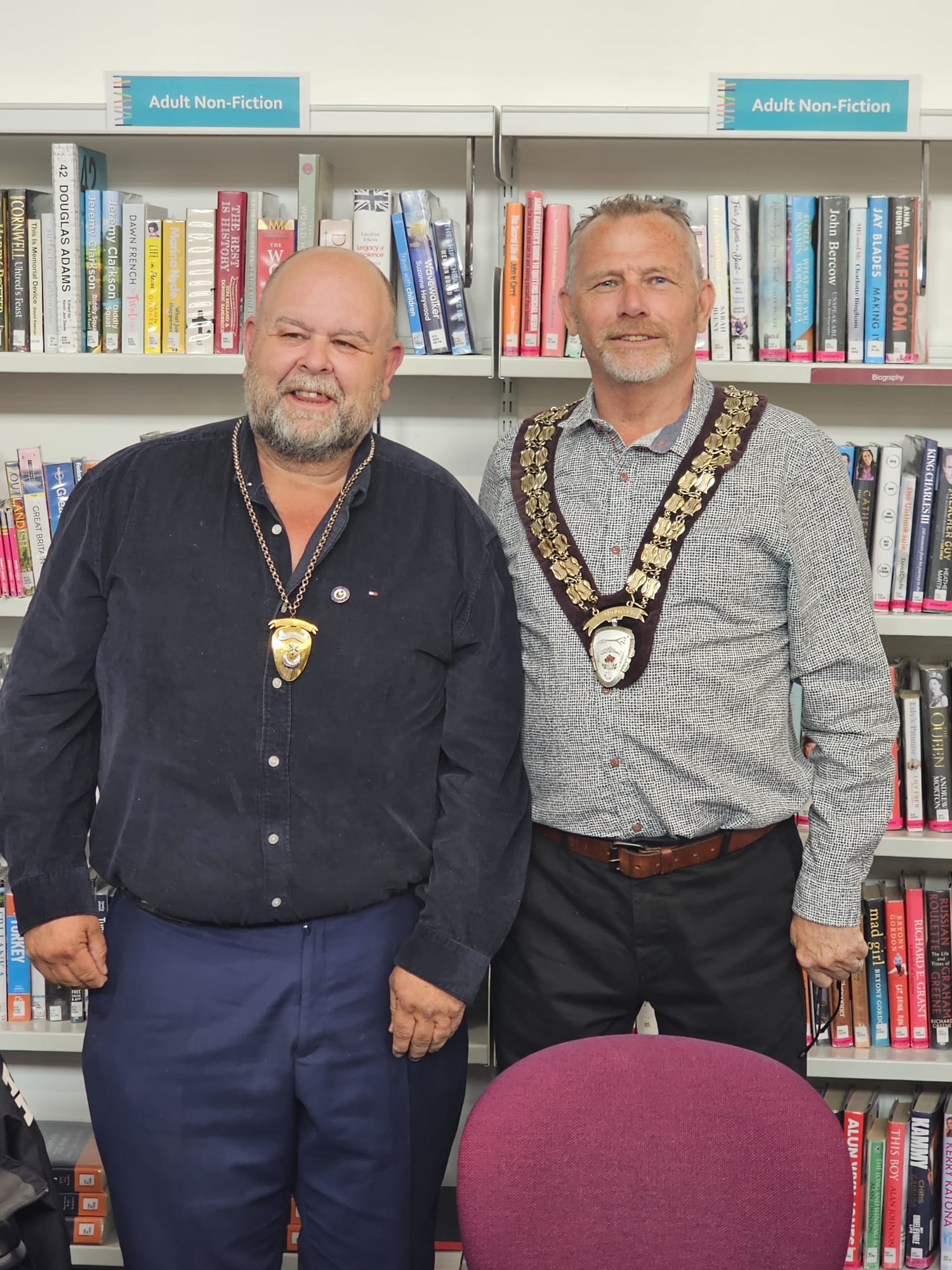 photo of new Mayor and Deputy Mayor